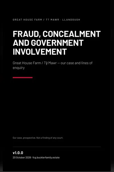 Cover: Fraud, Concealment and Government Involvement