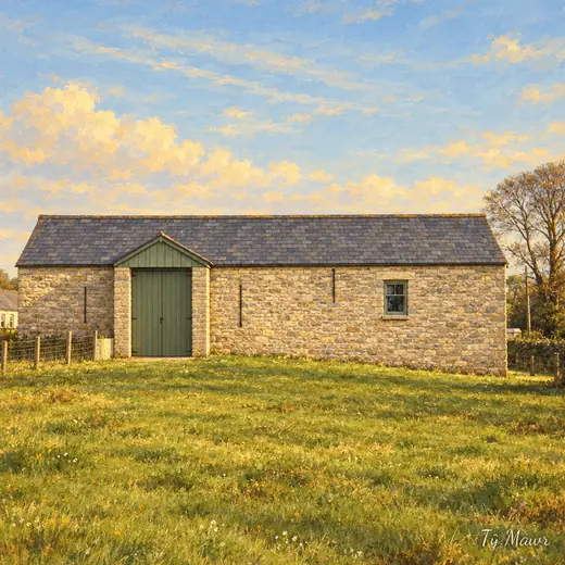 The Barn Door, Evening