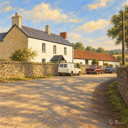 The Bend by the Cottages