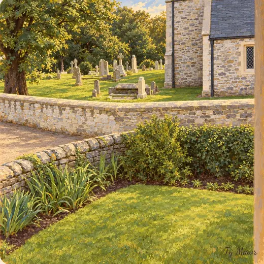 By the Churchyard Wall