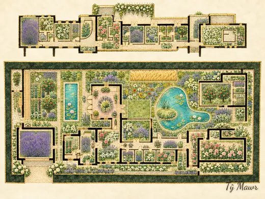 The House Plan in Flower