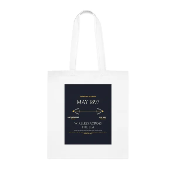 Wireless Across the Sea: Lavernock 1897 Tote Bag