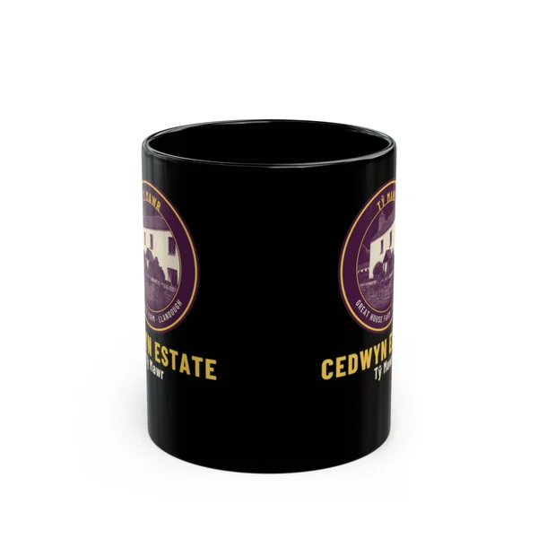 Cedwyn Estate · Tŷ Mawr Black Mug