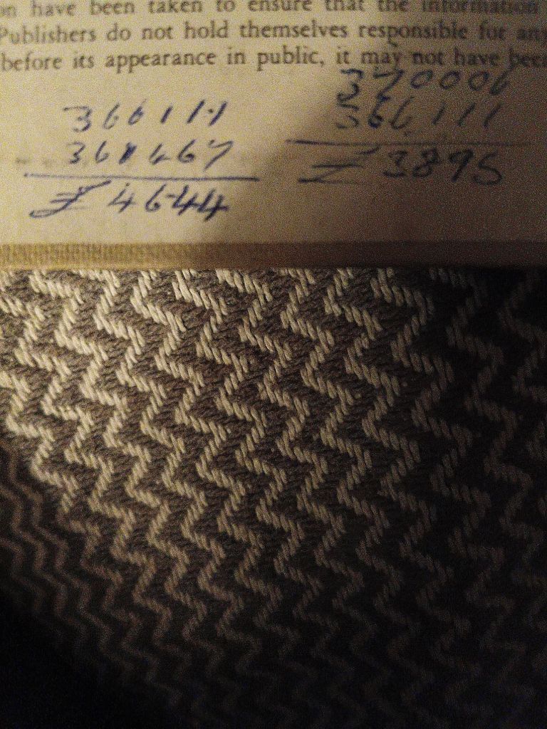 Two handwritten calculations in William Buckler's 1983 diary